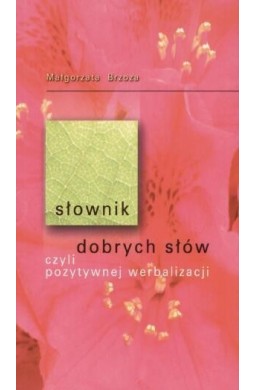 Słownik dobrych słów czyli pozytywnej werbalizacji