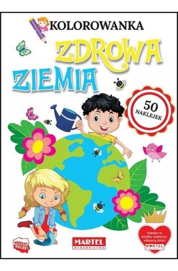 Kolorowanka z naklejkami Zdrowa ziemia