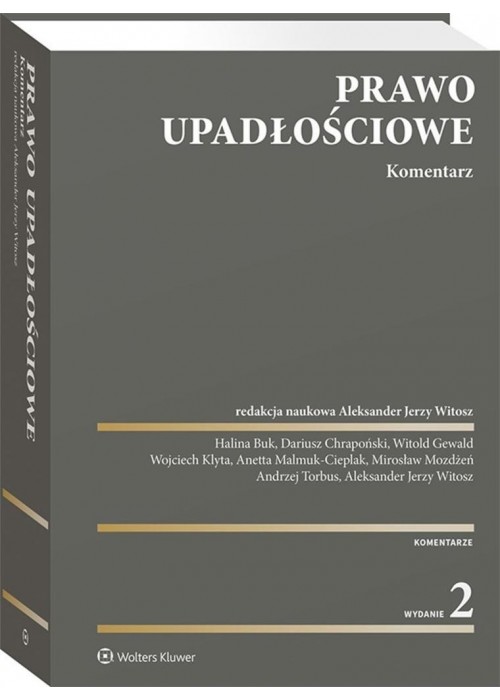 Prawo upadłościowe. Komentarz