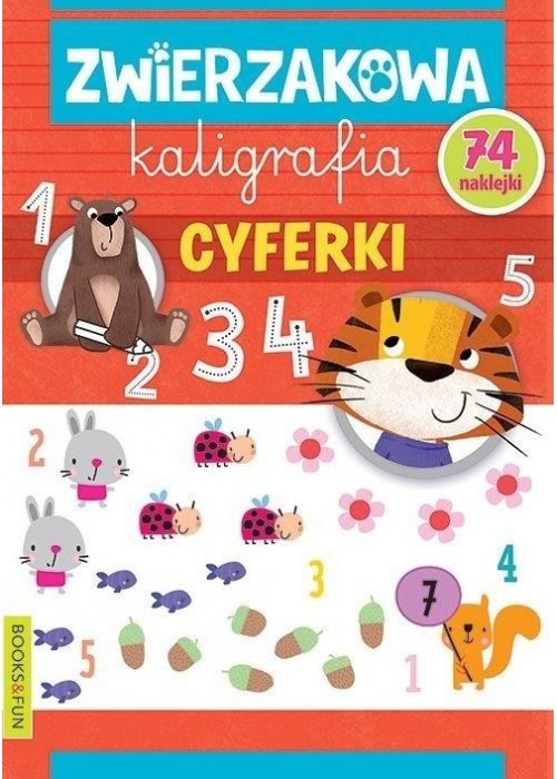 Zwierzakowa kaligrafia. Cyferki