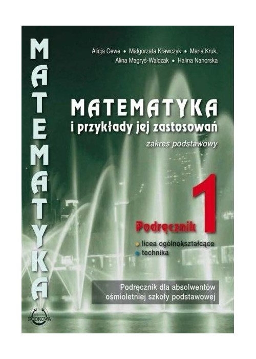 Matematyka i przykłady zastos. LO 1 pod ZP PODKOWA