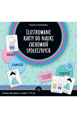 Ilustrowane karty do nauki zachowań społecznych