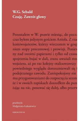 Sebald T.4 Czuję. Zawrót głowy