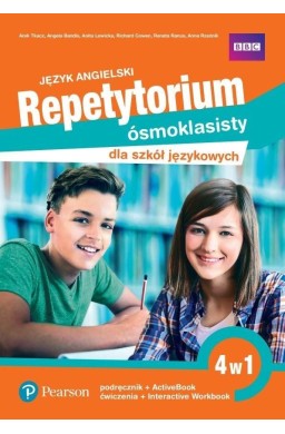 Repetytorium ósmoklasisty dla język. 4w1 podr.+ćw.