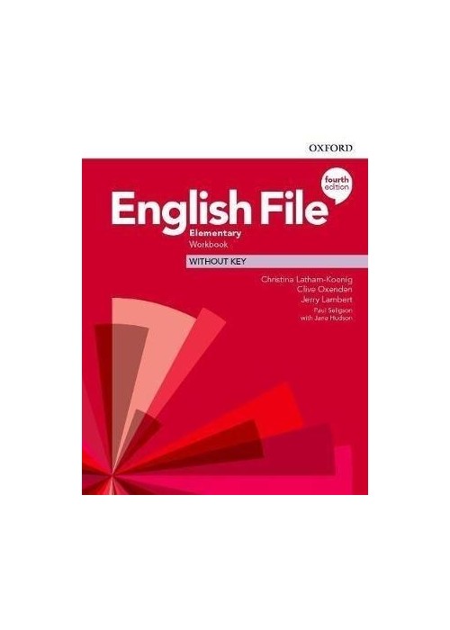 English File 4E Elementary WB without key OXFORD