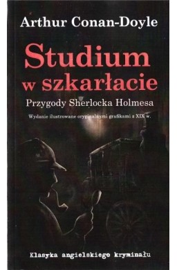 Studium w szkarłacie w. ilust. grafikami z XIX w