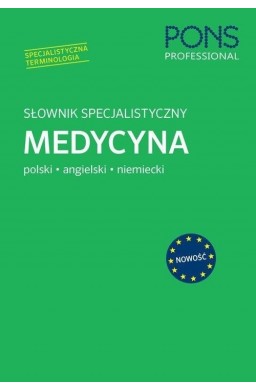 Słownik specjalistyczny Medycyna pol-ang-niem PONS