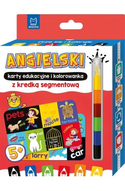 Uczę się i koloruję 5+ Angielski. Karty edukacyjne