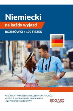 Niemiecki na każdy wyjazd. Rozmówki + 100 fiszek