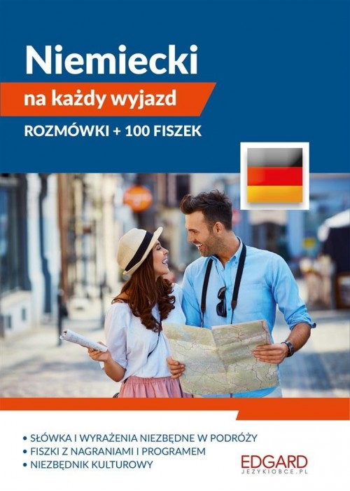 Niemiecki na każdy wyjazd. Rozmówki + 100 fiszek