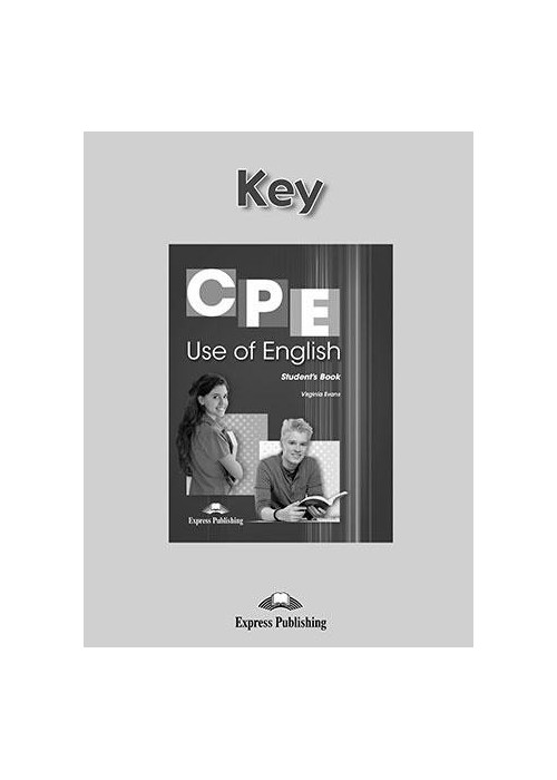 CPE Use of English. Answer Key