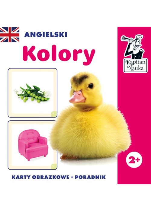 Kapitan Nauka Ang. Kolory. Karty obraz.+ poradnik