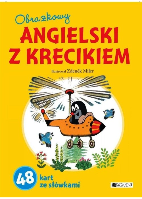 Obrazkowy angielski z Krecikiem (żółty)