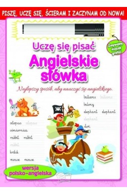 Uczę się pisać. Angielskie słówka