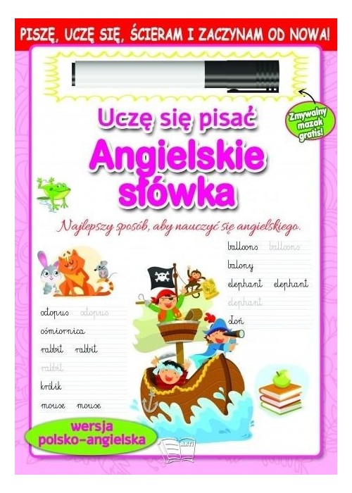 Uczę się pisać. Angielskie słówka