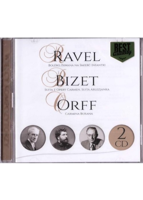 Wielcy kompozytorzy - Ravel, Bizet, Orff (2CD)