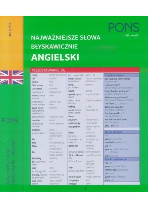 Najważniejsze słowa błyskawicznie. Angielski